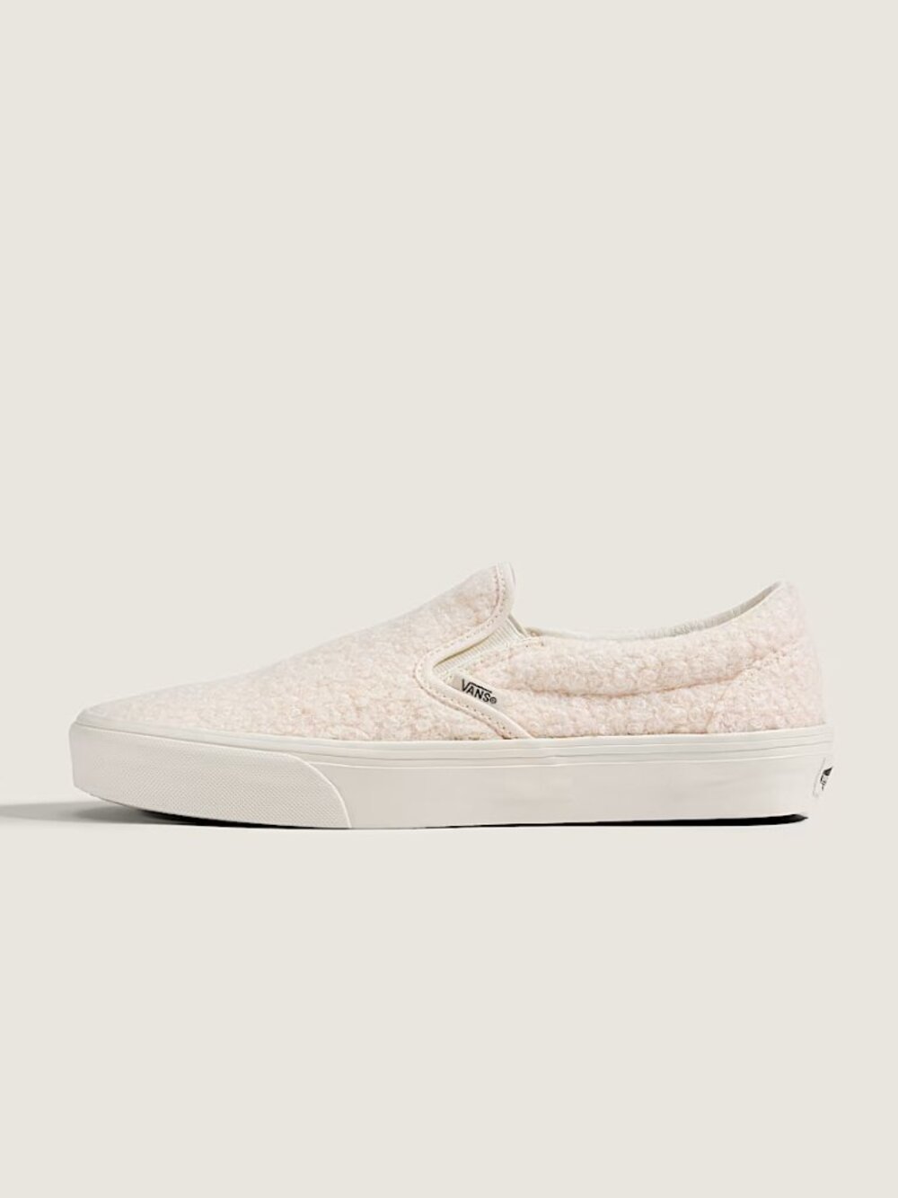 Vans Slip-On File Fleece Sneakers Skate Shoes Sherpa White VN000EACCJ7 US 13 - Picture 12 of 14